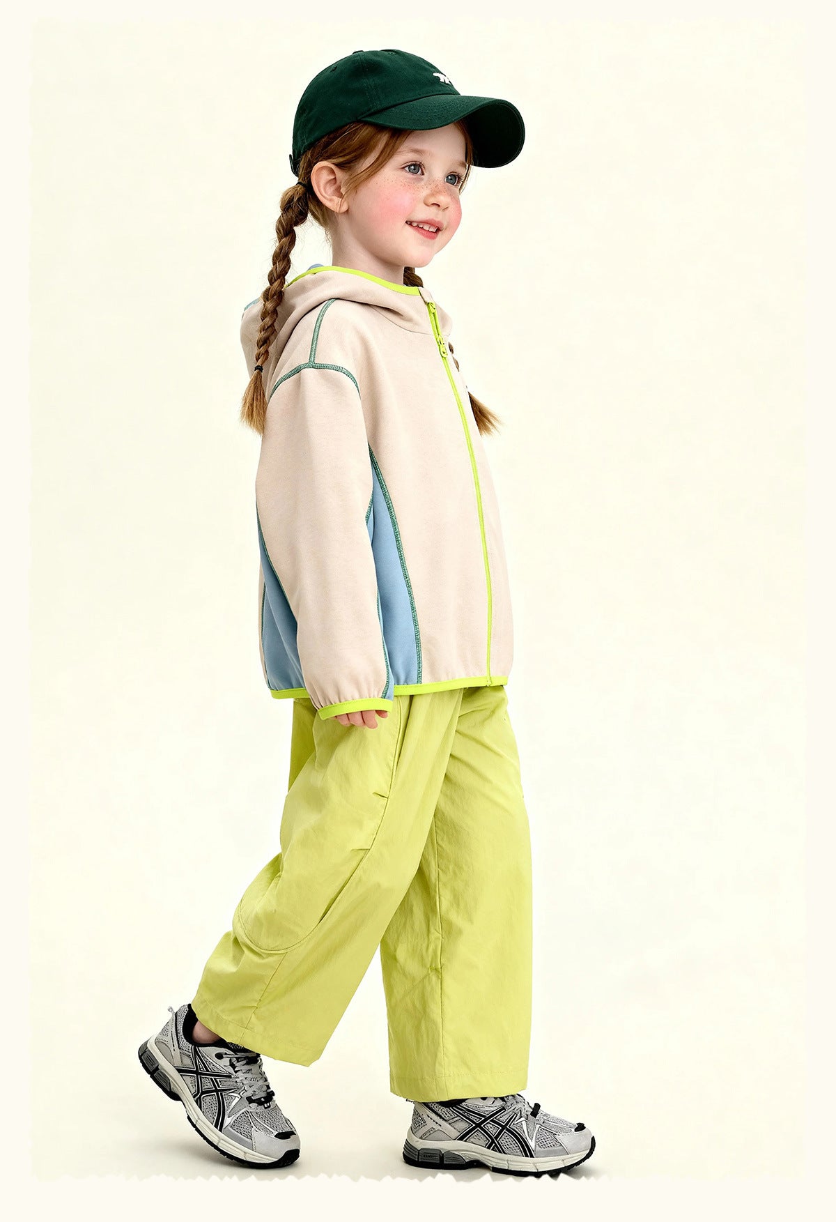 カーディガン・パーカー Patchwork Loose Practical Hooded Jacket パッチワーク切替フーディーコート【mh0011971】