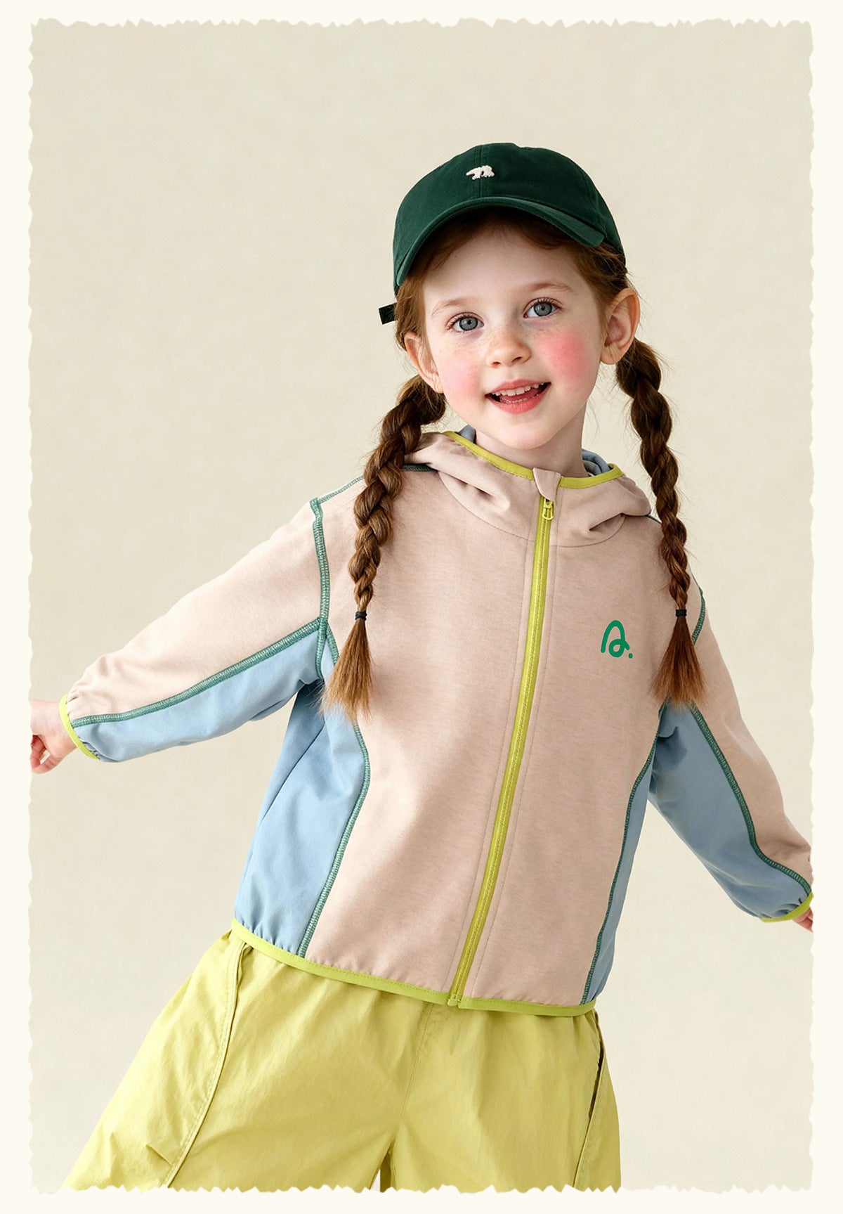 カーディガン・パーカー Patchwork Loose Practical Hooded Jacket パッチワーク切替フーディーコート【mh0011971】