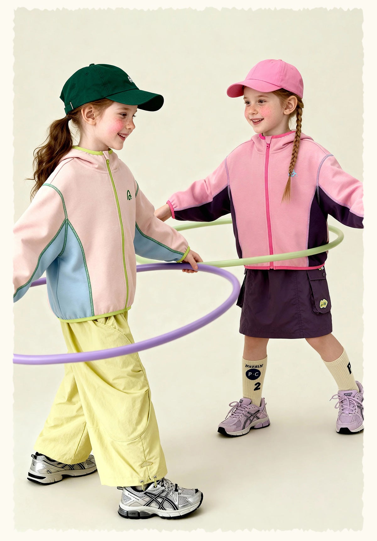 カーディガン・パーカー Patchwork Loose Practical Hooded Jacket パッチワーク切替フーディーコート【mh0011971】