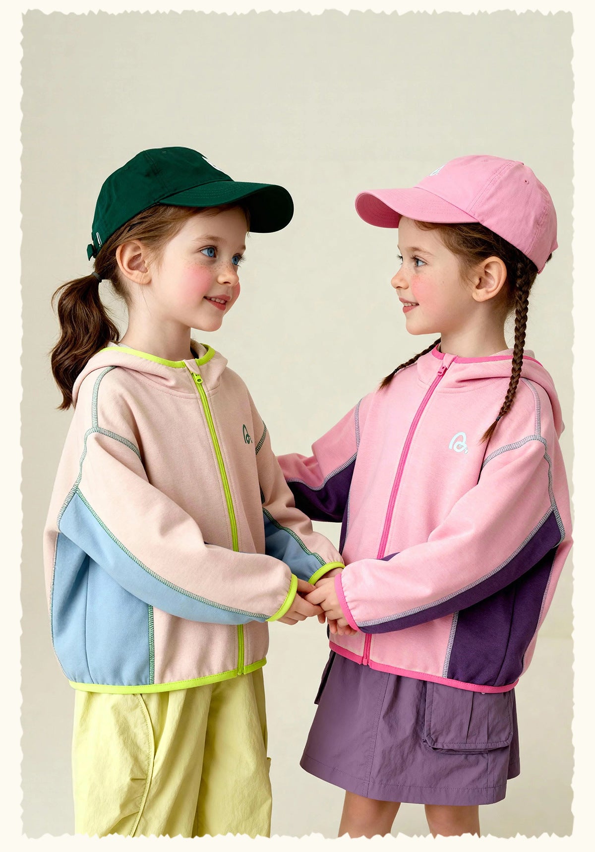 カーディガン・パーカー Patchwork Loose Practical Hooded Jacket パッチワーク切替フーディーコート【mh0011971】