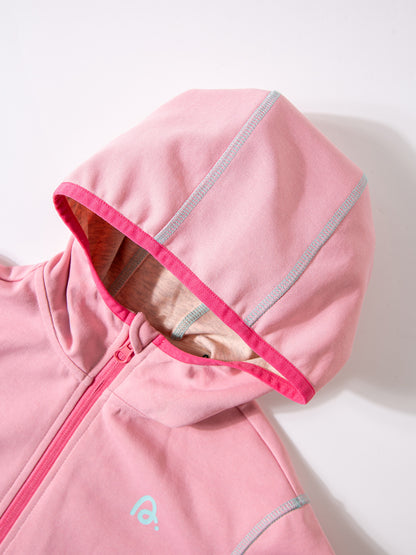 カーディガン・パーカー Patchwork Loose Practical Hooded Jacket パッチワーク切替フーディーコート【mh0011971】