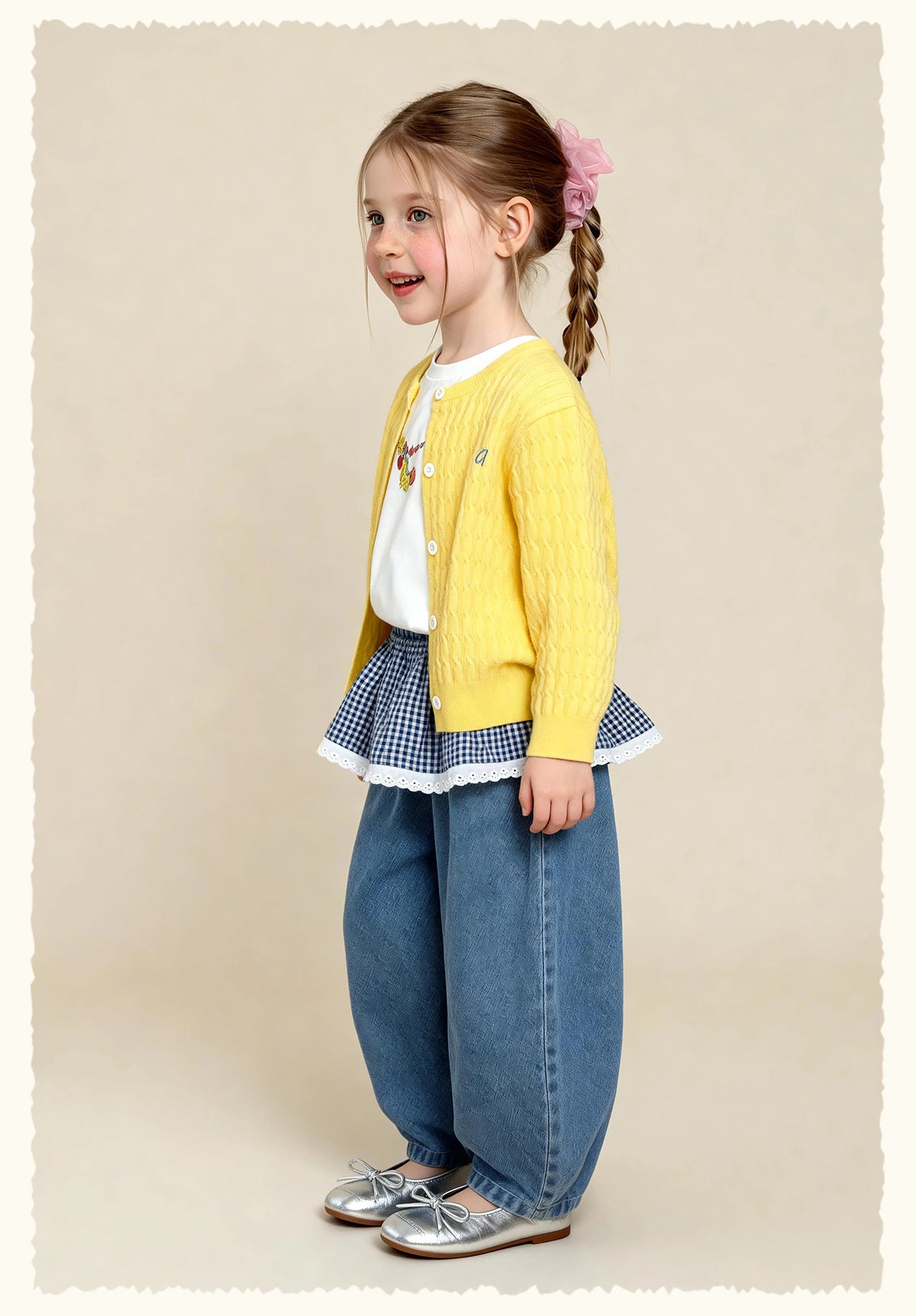 カーディガン・パーカー Versatile Cable Crew Neck Cardigan ケーブル編みニットカーディガン【mh0011982】