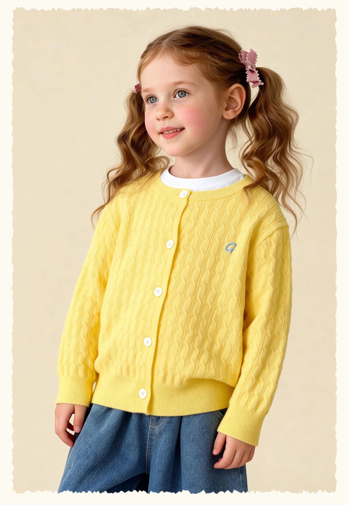 カーディガン・パーカー Versatile Cable Crew Neck Cardigan ケーブル編みニットカーディガン【mh0011982】