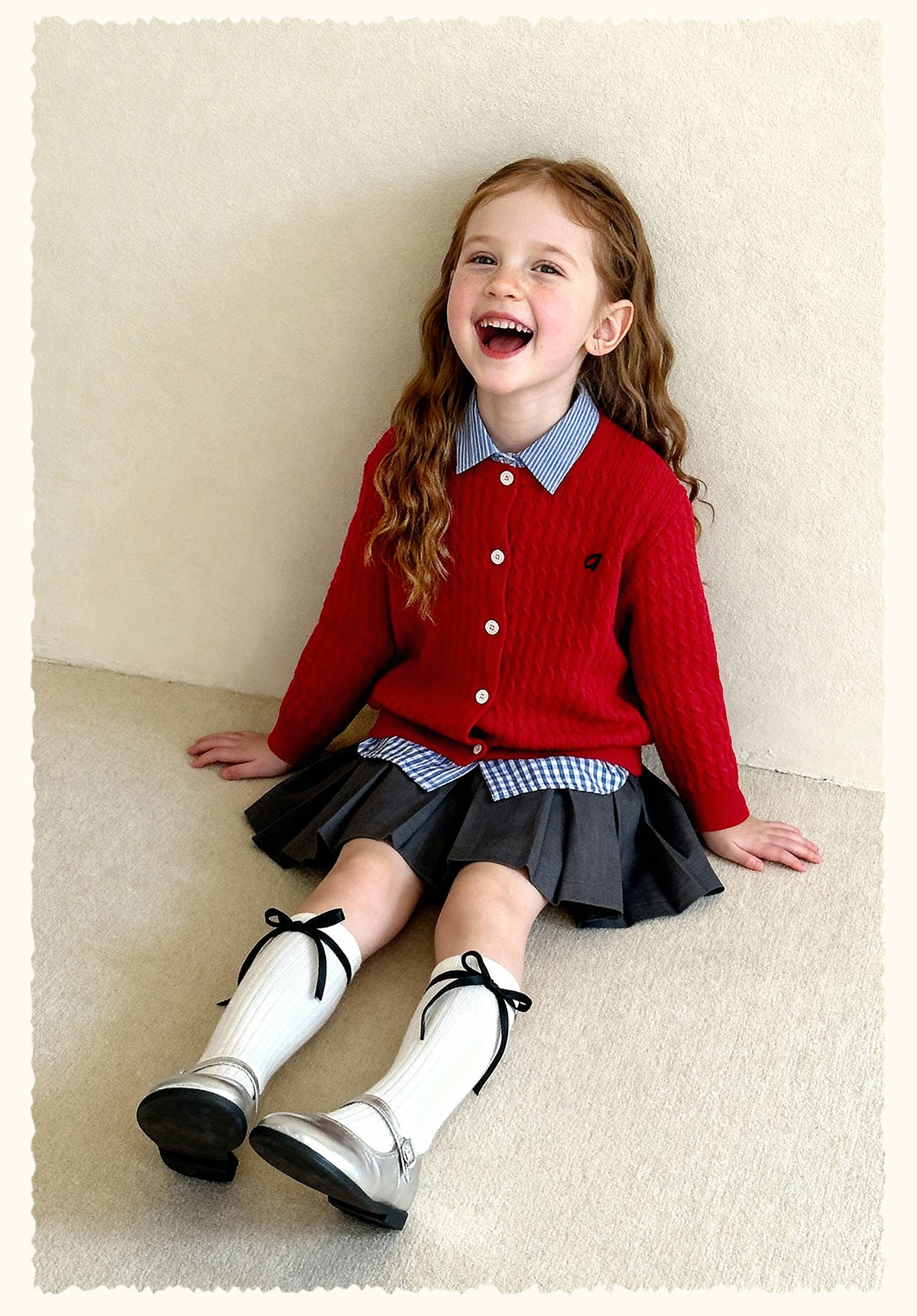 カーディガン・パーカー Versatile Cable Crew Neck Cardigan ケーブル編みニットカーディガン【mh0011982】