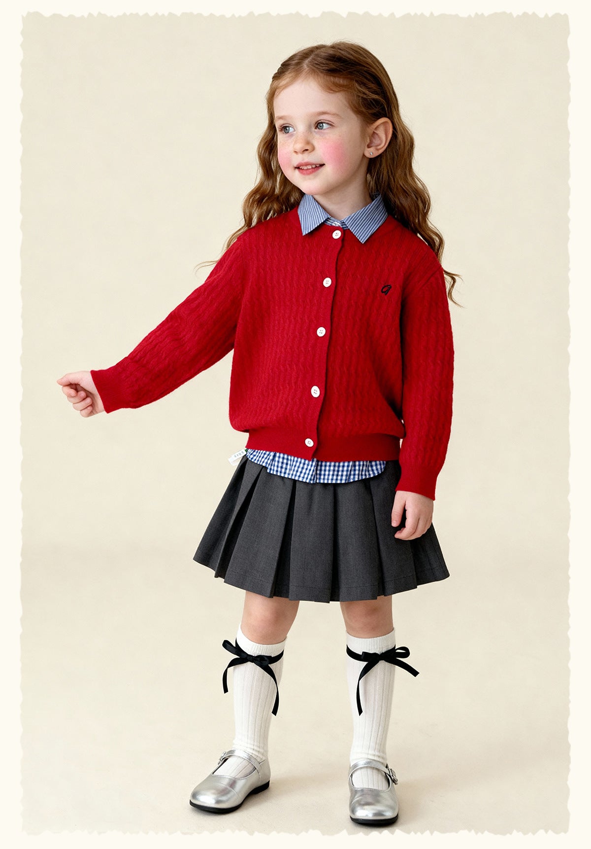 カーディガン・パーカー Versatile Cable Crew Neck Cardigan ケーブル編みニットカーディガン【mh0011982】