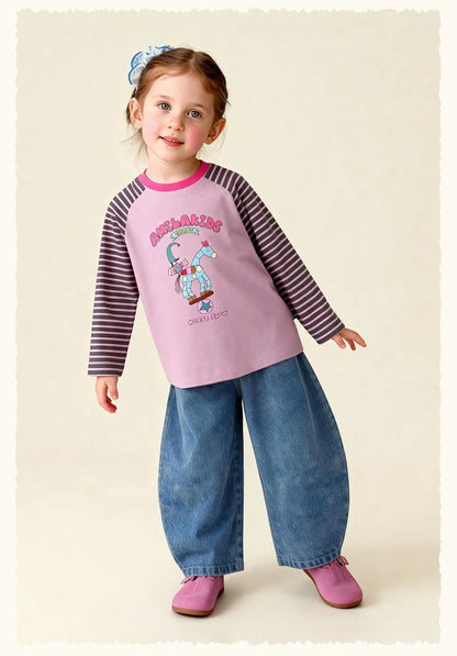 デニムパンツ Versatile Loose Wide Leg Jeans ゆったりワイドデニムパンツ【mh0011980】