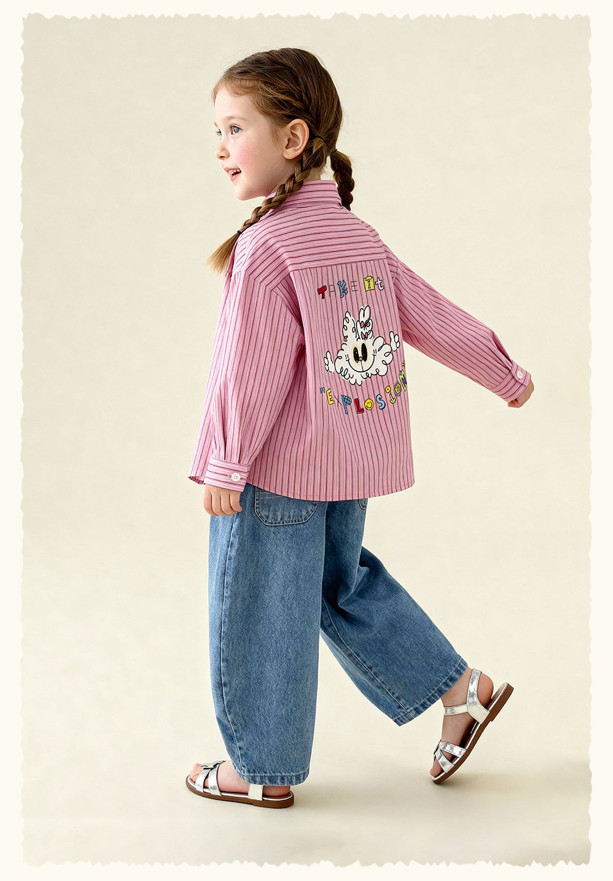 デニムパンツ Versatile Loose Wide Leg Jeans ゆったりワイドデニムパンツ【mh0011980】