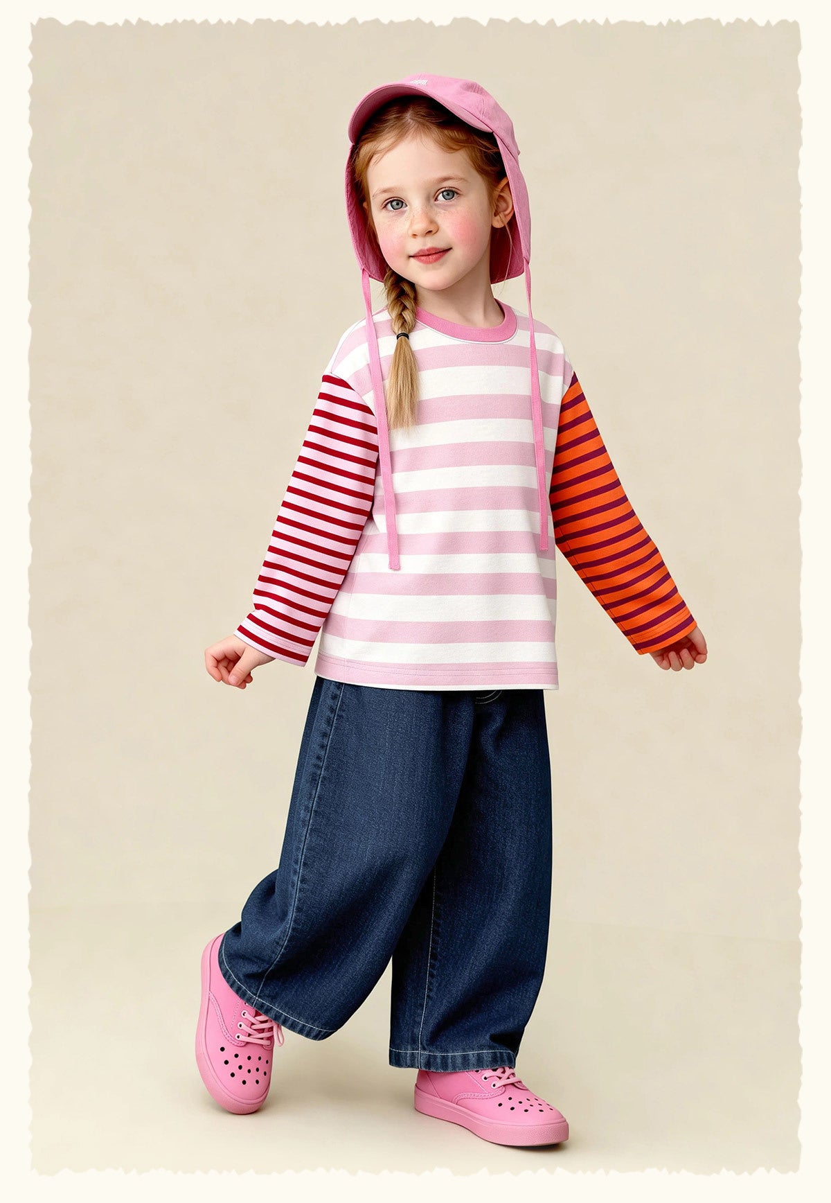 デニムパンツ Versatile Loose Wide Leg Jeans ゆったりワイドデニムパンツ【mh0011980】