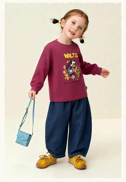 デニムパンツ Versatile Loose Wide Leg Jeans ゆったりワイドデニムパンツ【mh0011980】