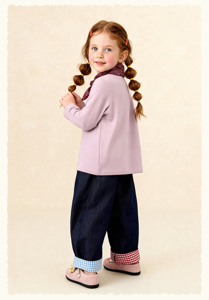 長袖Tシャツ Antibacterial Solid Crew Neck T-Shirt 抗菌シンプル長袖Tシャツ【mh0011977】