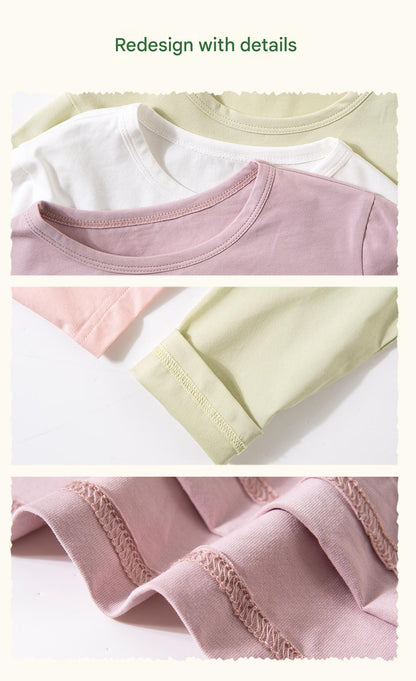 長袖Tシャツ Antibacterial Solid Crew Neck T-Shirt 抗菌シンプル長袖Tシャツ【mh0011977】