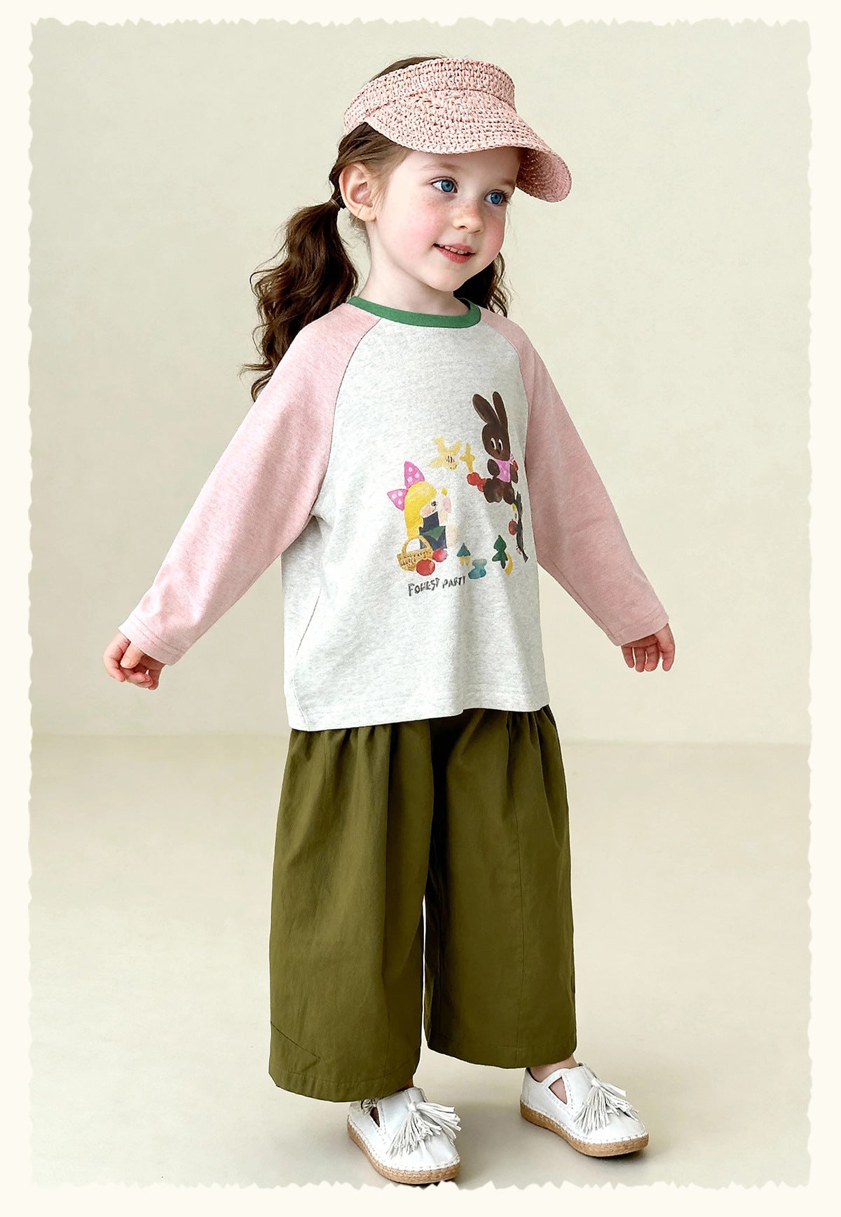 長袖Tシャツ Patchwork Raglan Crew Neck T-Shirt パッチワークラグラン長袖Tシャツ【mh0011970】