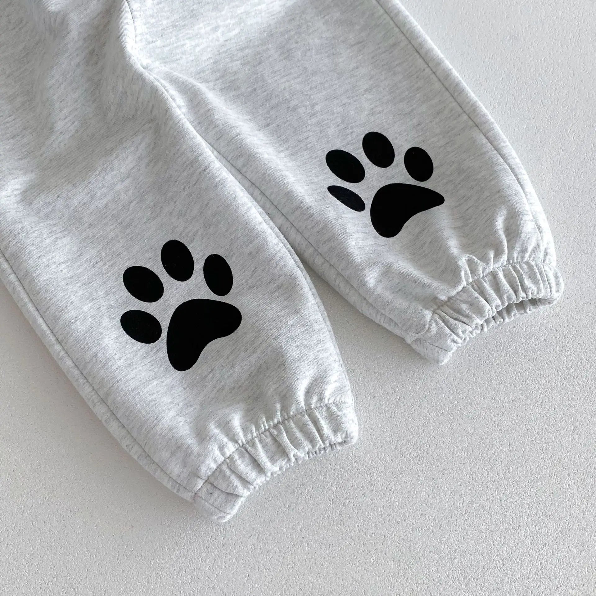 長袖セットアップ ベビーセットアップ 2点セット 長袖スウェットシャツ+ロングパンツ ベアくまプリント 2カラー【mh0004751】