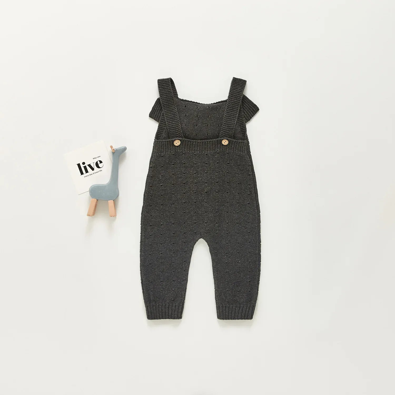 サロペットパンツ・サスペンダーパンツ ベビーサロペット ニット サスペンダージャンプスーツ 2カラー【mh0006146】