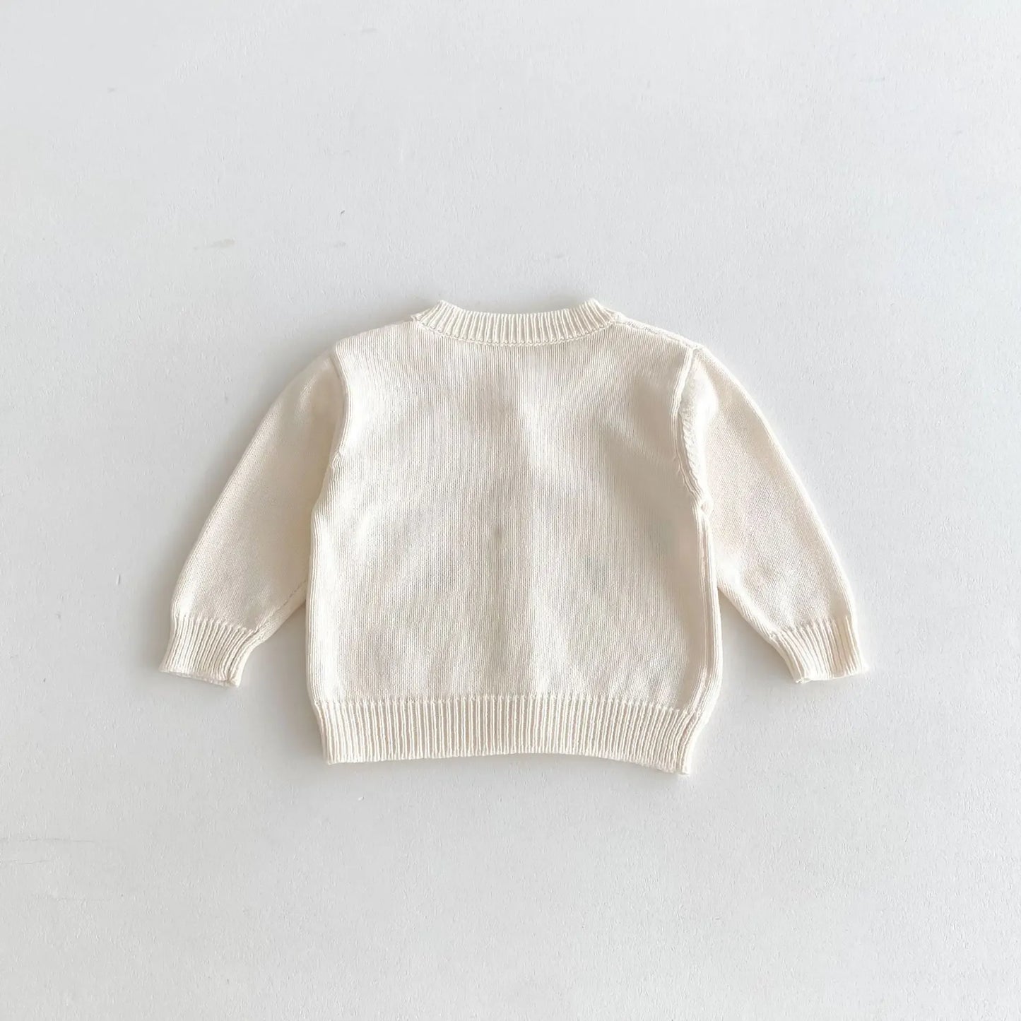 カーディガン・パーカー キッズカーディガン ニットジャケット チェリーさくらんぼ刺繍 2カラー【mh0006630】