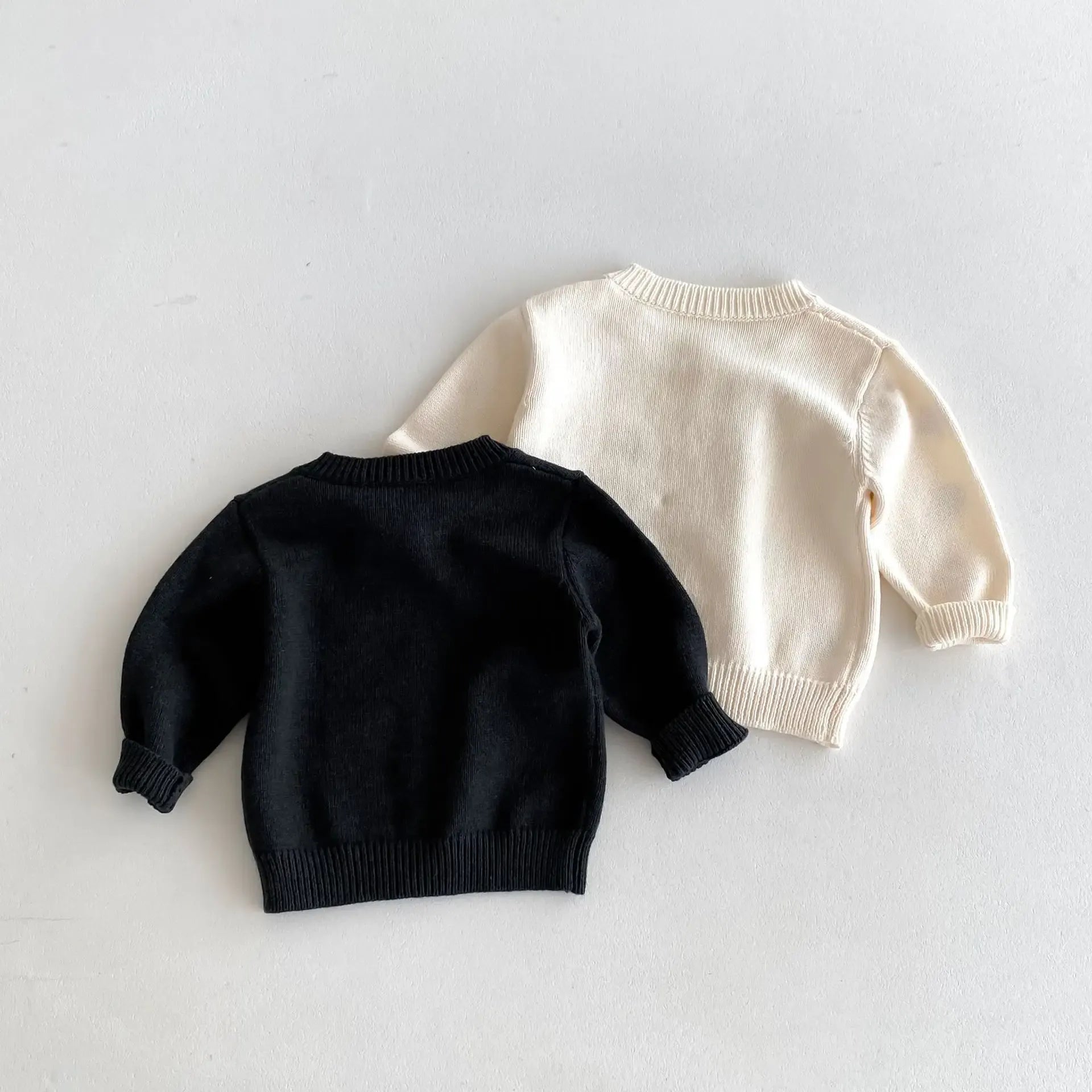 カーディガン・パーカー キッズカーディガン ニットジャケット チェリーさくらんぼ刺繍 2カラー【mh0006630】