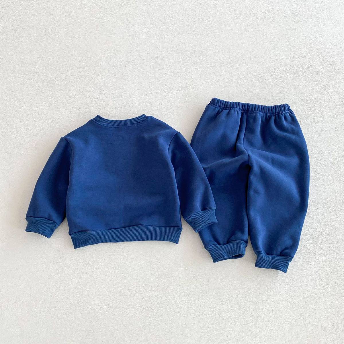 長袖セットアップ 長袖スウェットトレーナー+スウェットパンツ セットアップ 2点セット 裏起毛厚手 暖か 防寒 ロゴプリント カジュアル 韓国風【mh0011374】