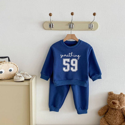 長袖セットアップ 長袖スウェットトレーナー+スウェットパンツ セットアップ 2点セット 裏起毛厚手 暖か 防寒 ロゴプリント カジュアル 韓国風【mh0011374】