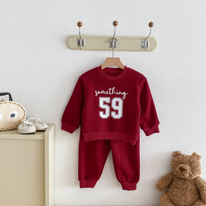 長袖セットアップ 長袖スウェットトレーナー+スウェットパンツ セットアップ 2点セット 裏起毛厚手 暖か 防寒 ロゴプリント カジュアル 韓国風【mh0011374】