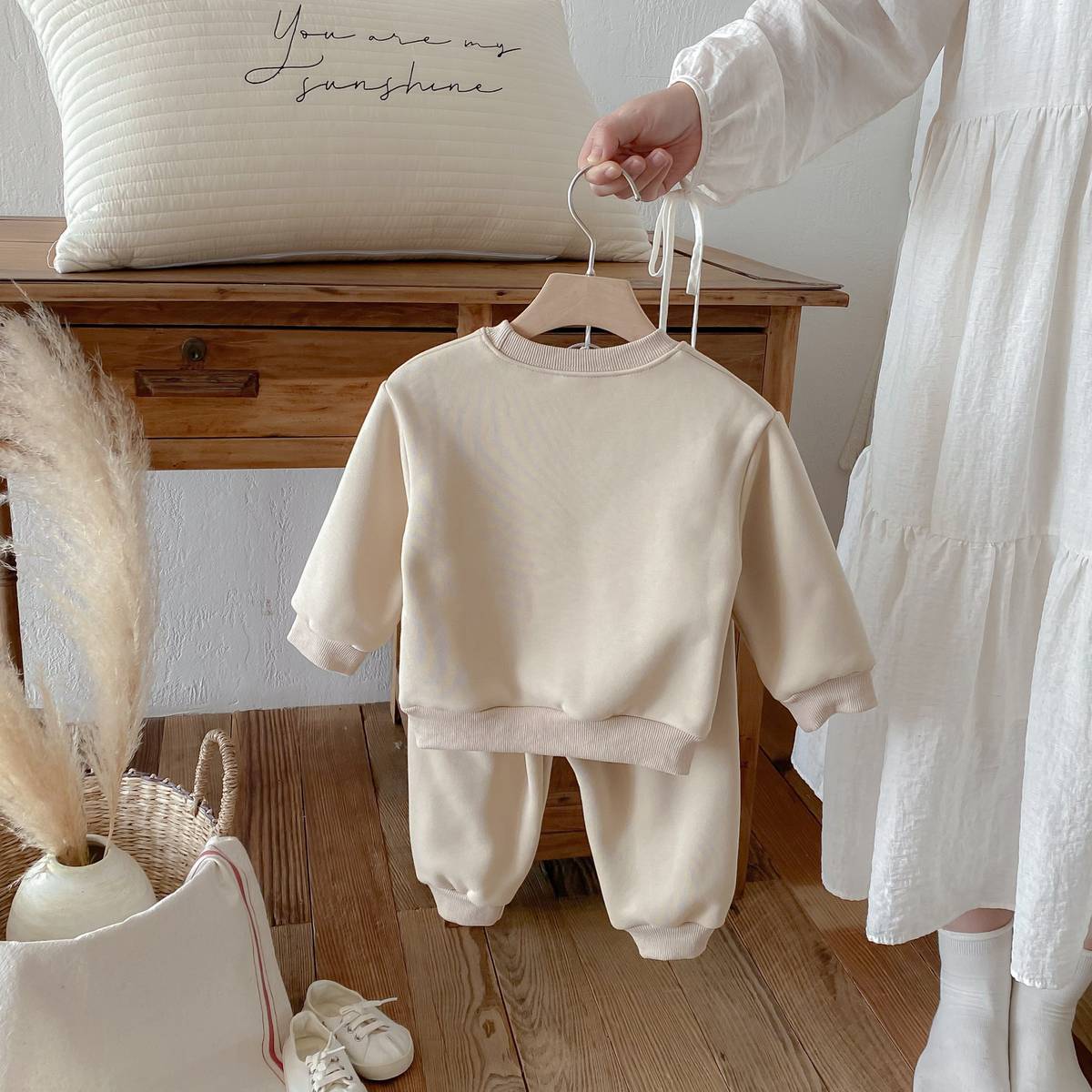 長袖セットアップ 長袖トレーナー スウェットパンツ セットアップ 2点セット 裏起毛 アニマルプリント カジュアル【mh0011375】