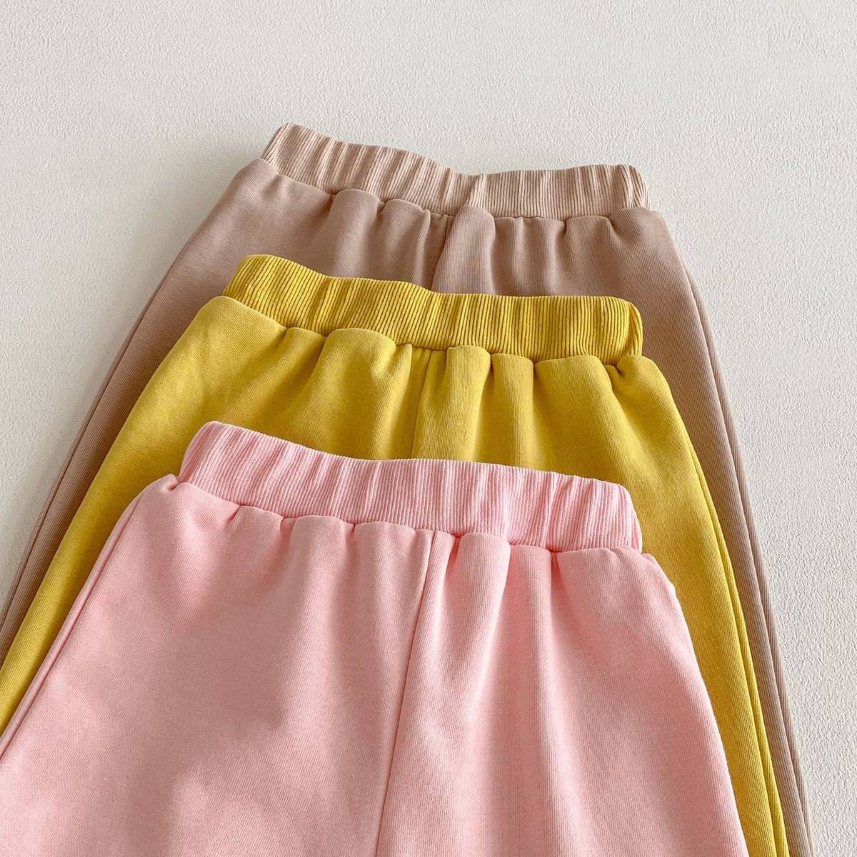 長袖セットアップ 長袖トレーナー+スウェットパンツ セットアップ 2点セット アニマル立体モチーフ くまうさぎ【mh0011385】