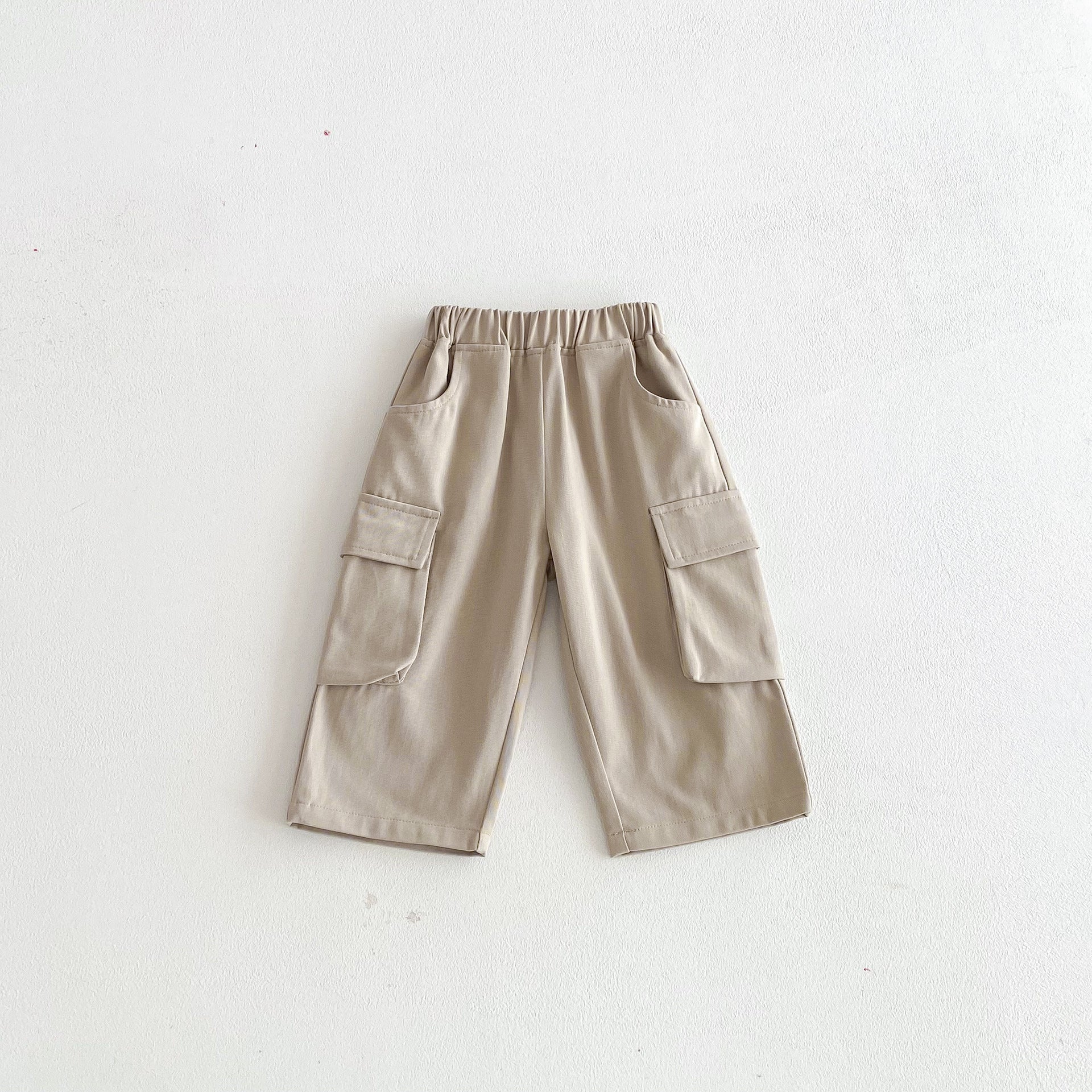ロングパンツ・スウェットパンツ Apricot / 80cm Casual Loose Pocket Cargo Pants ポケット付 カジュアル カーゴパンツ【mh0011969】