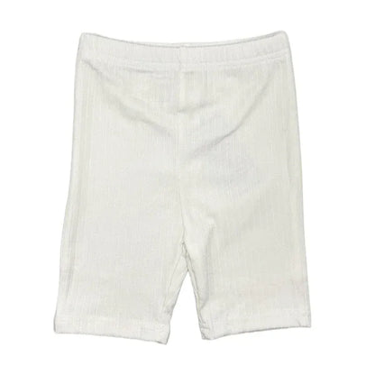 レギンスパンツ Beige / 80cm キッズパンツ ショートレギンス 無地/ボーダー シンプルベーシック【mh0006006】