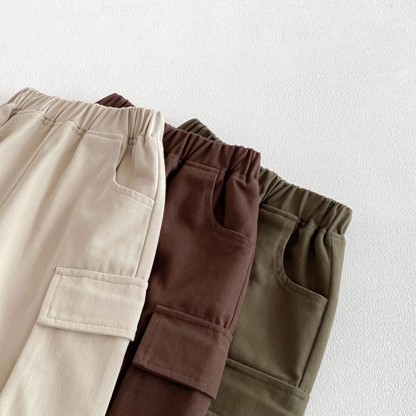 ロングパンツ・スウェットパンツ Casual Loose Pocket Cargo Pants ポケット付 カジュアル カーゴパンツ【mh0011969】