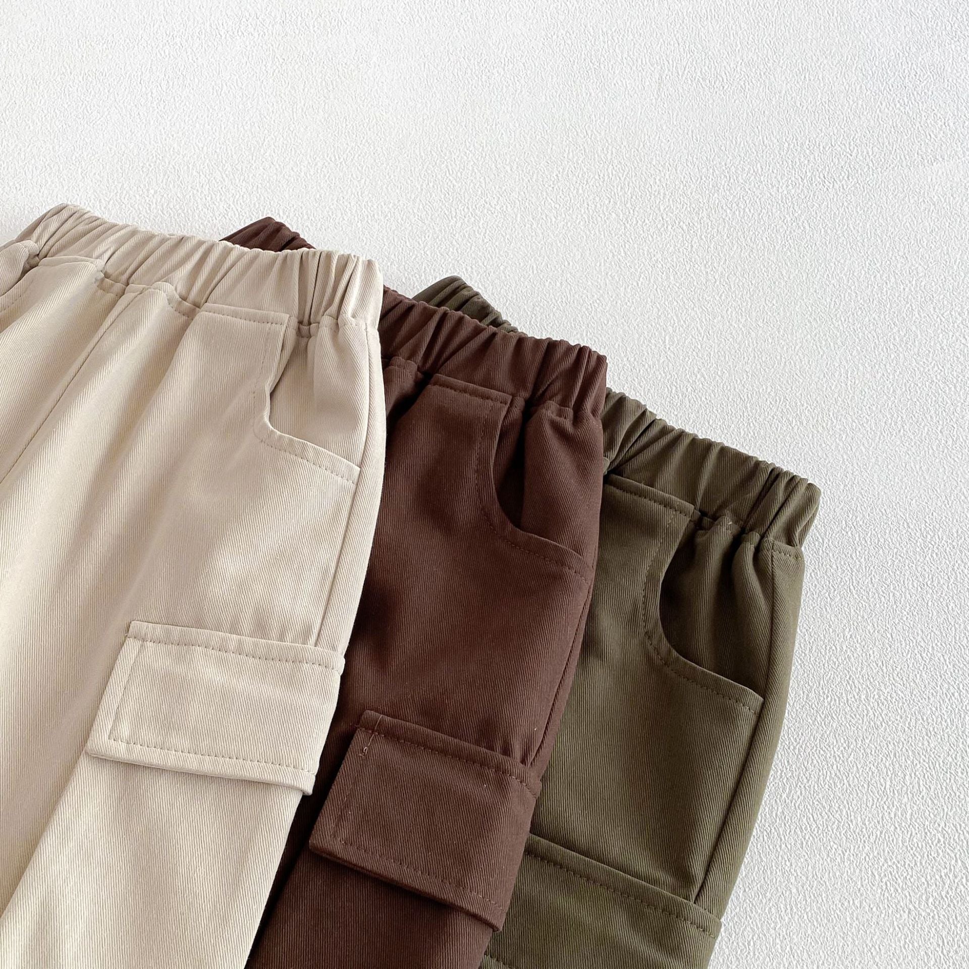 ロングパンツ・スウェットパンツ Casual Loose Pocket Cargo Pants ポケット付 カジュアル カーゴパンツ【mh0011969】