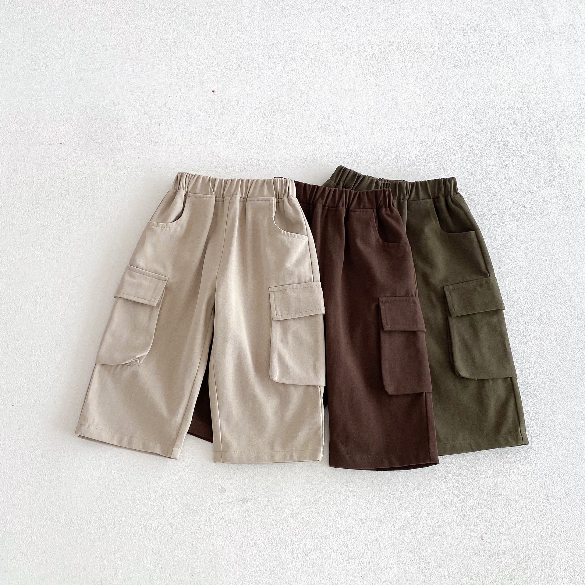 ロングパンツ・スウェットパンツ Casual Loose Pocket Cargo Pants ポケット付 カジュアル カーゴパンツ【mh0011969】