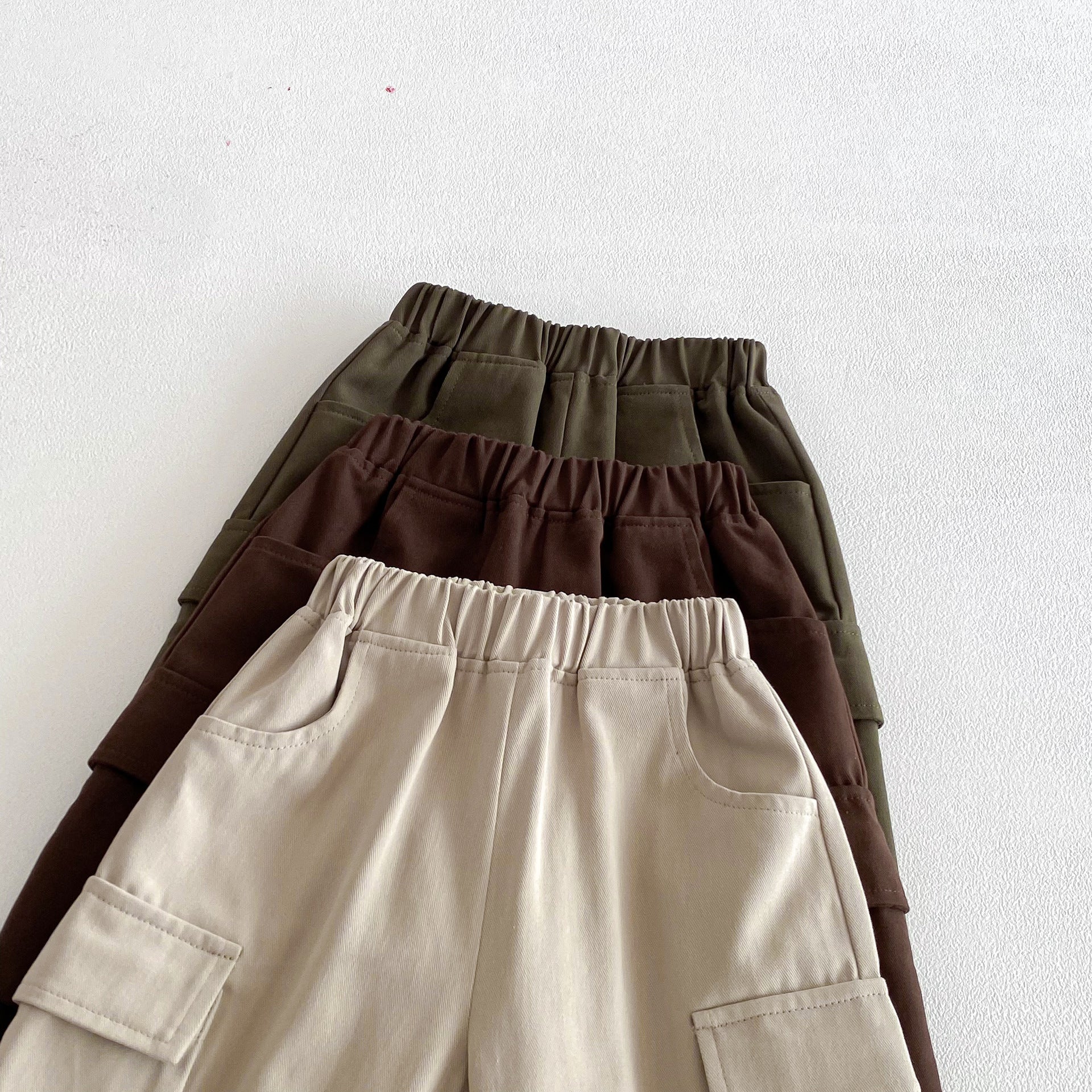ロングパンツ・スウェットパンツ Casual Loose Pocket Cargo Pants ポケット付 カジュアル カーゴパンツ【mh0011969】