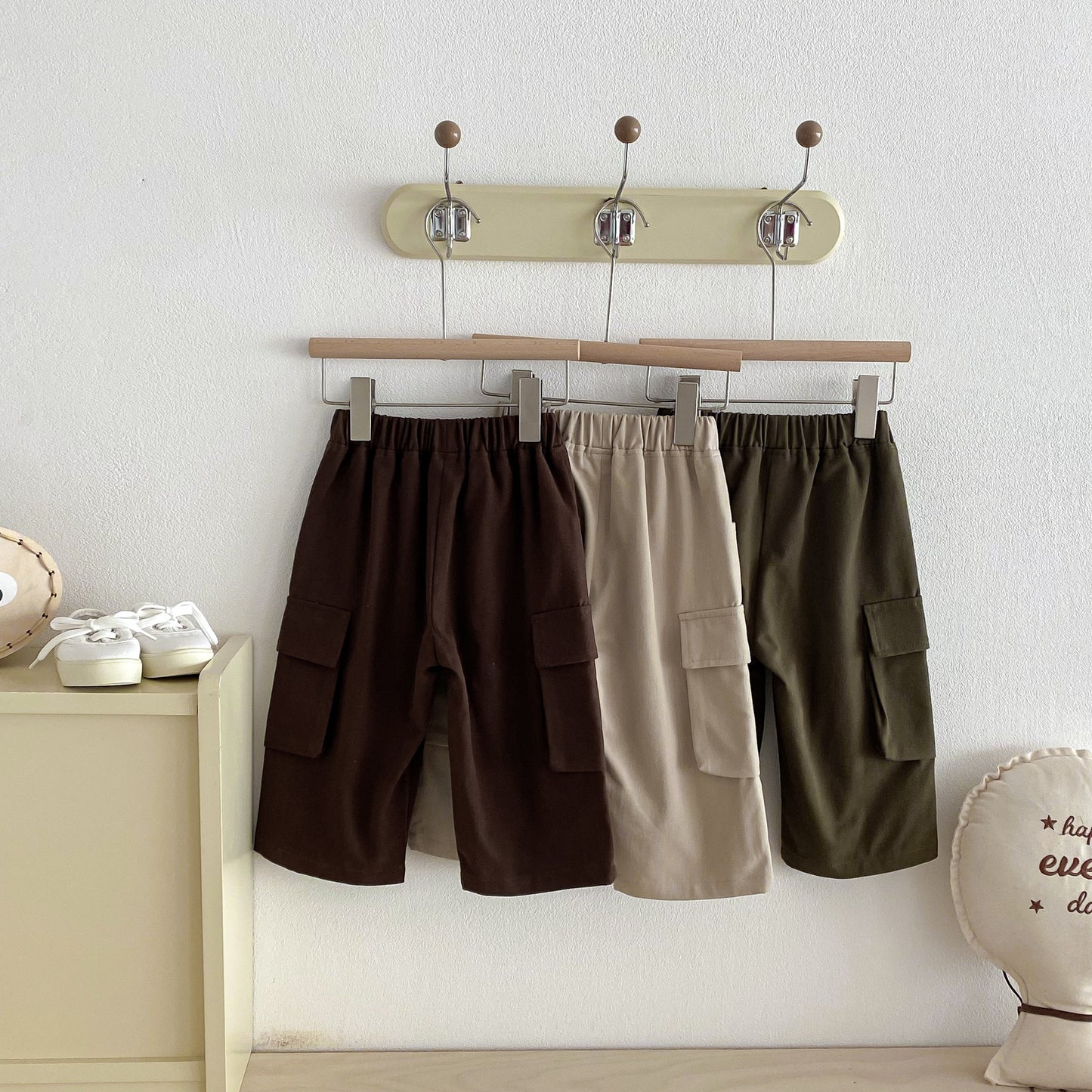 ロングパンツ・スウェットパンツ Casual Loose Pocket Cargo Pants ポケット付 カジュアル カーゴパンツ【mh0011969】