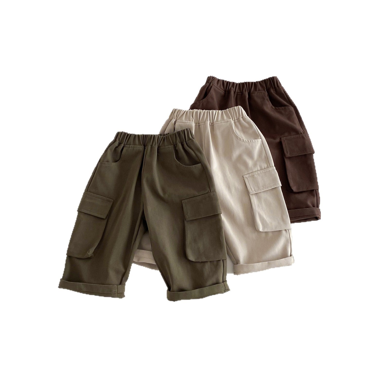 ロングパンツ・スウェットパンツ Casual Loose Pocket Cargo Pants ポケット付 カジュアル カーゴパンツ【mh0011969】