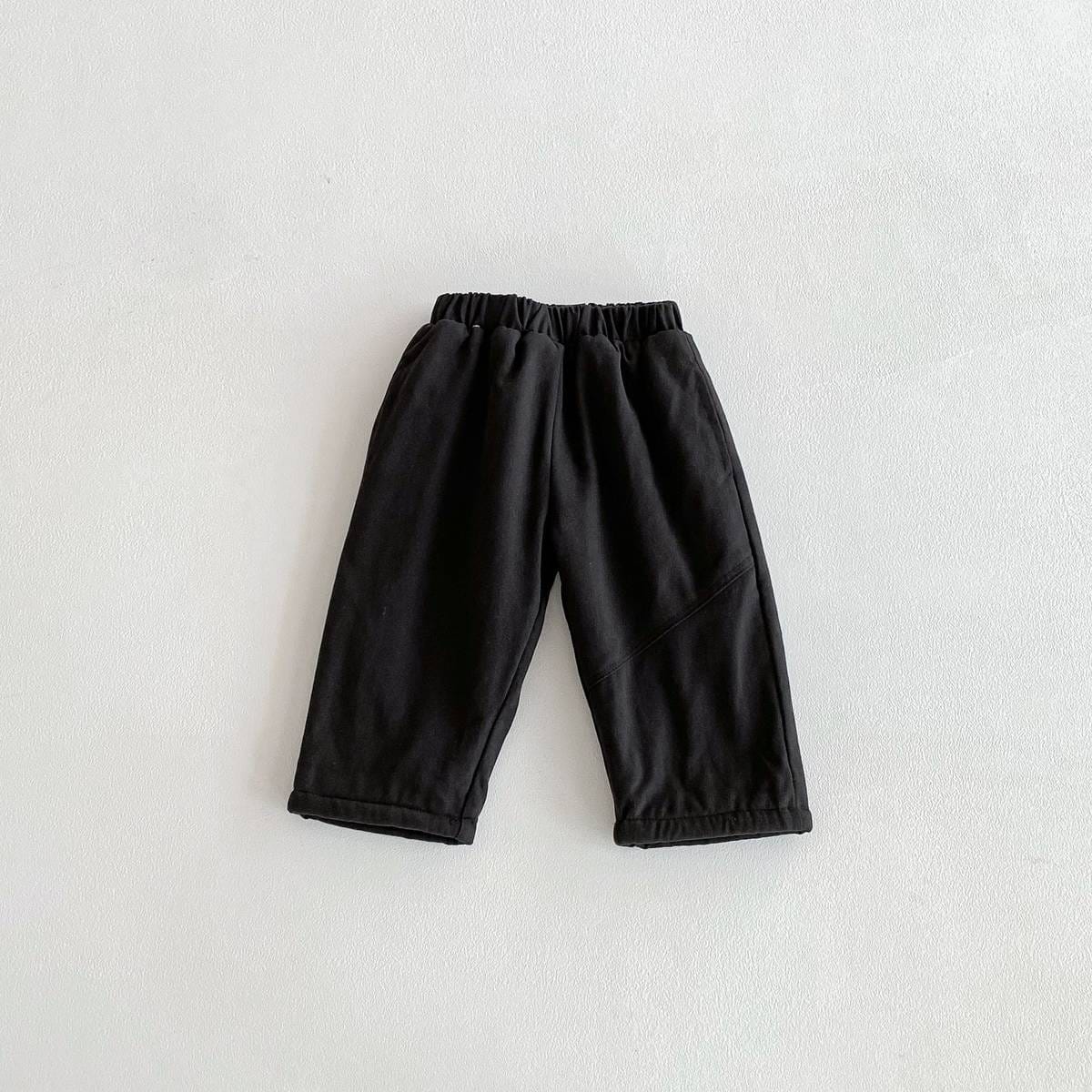 ロングパンツ・スウェットパンツ Dark Gray / 80cm ロングパンツ 裏ボア あったか 保温 ルーズシルエット 無地 カジュアル 長ズボン【mh0011379】