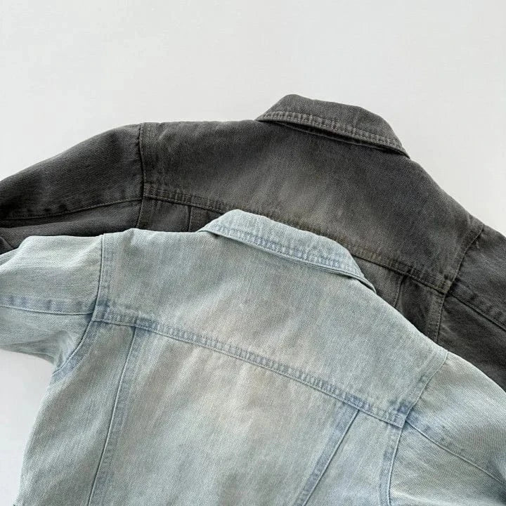 ショートコート・ジャケット・ジャンパー キッズアウター シンプルベーシックデニムジャケット Gジャン2カラー【mh0007221】