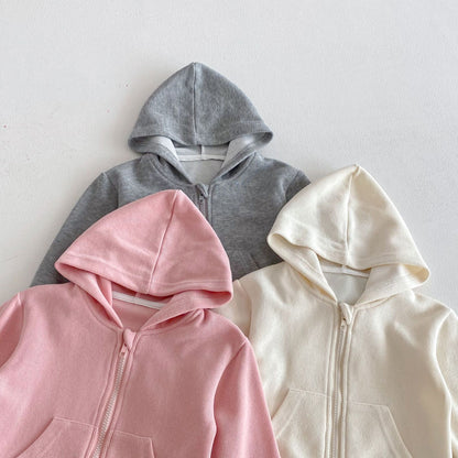 長袖セットアップ Hooded Cardigan Sweatshirt Set フーディー スウェット セットアップ【mh0011958】