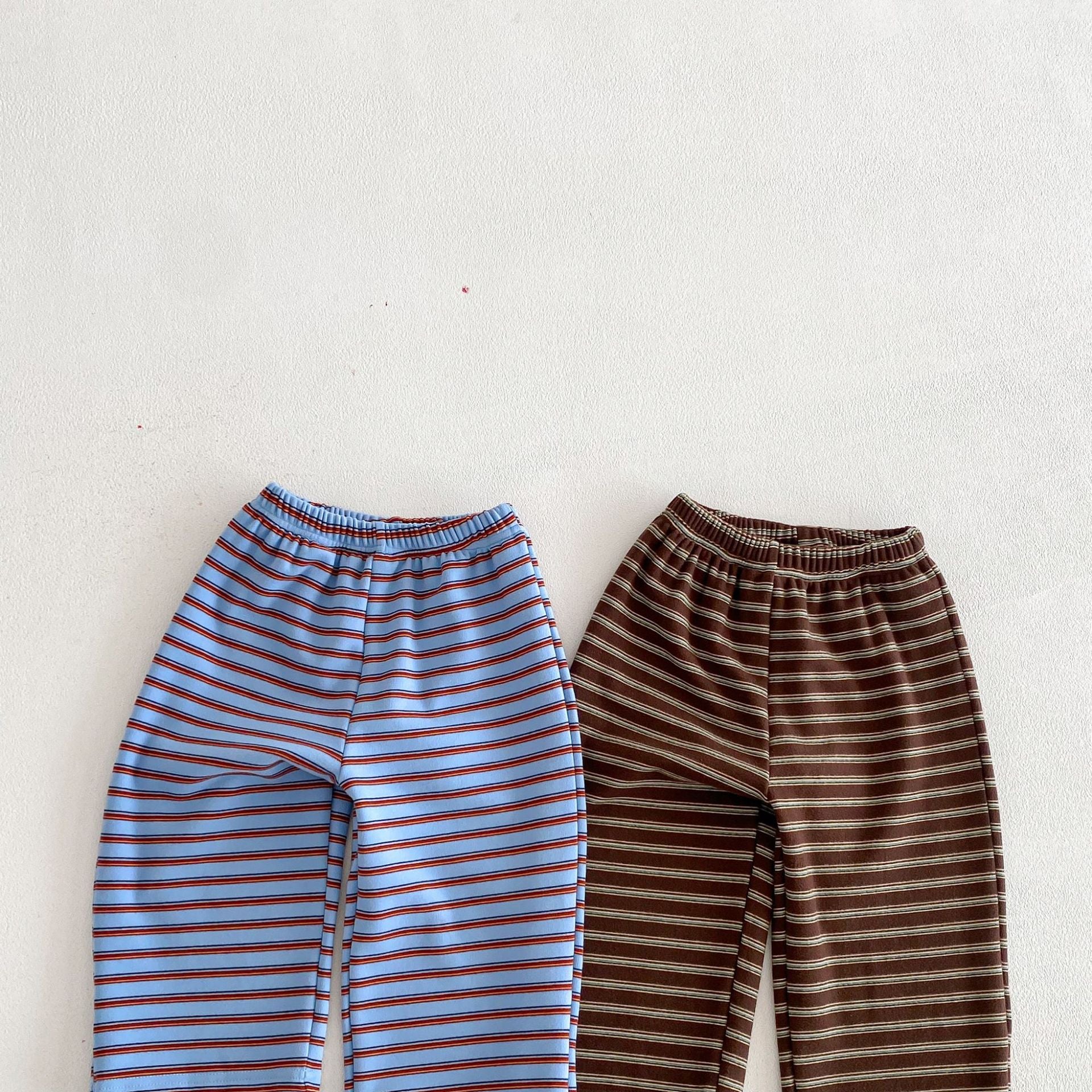 長袖セットアップ Hooded Zipper Striped Sweatshirt Set ジップアップ ストライプ セットアップ【mh0011968】