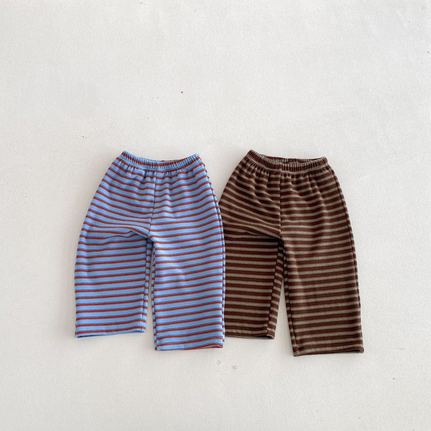 長袖セットアップ Hooded Zipper Striped Sweatshirt Set ジップアップ ストライプ セットアップ【mh0011968】