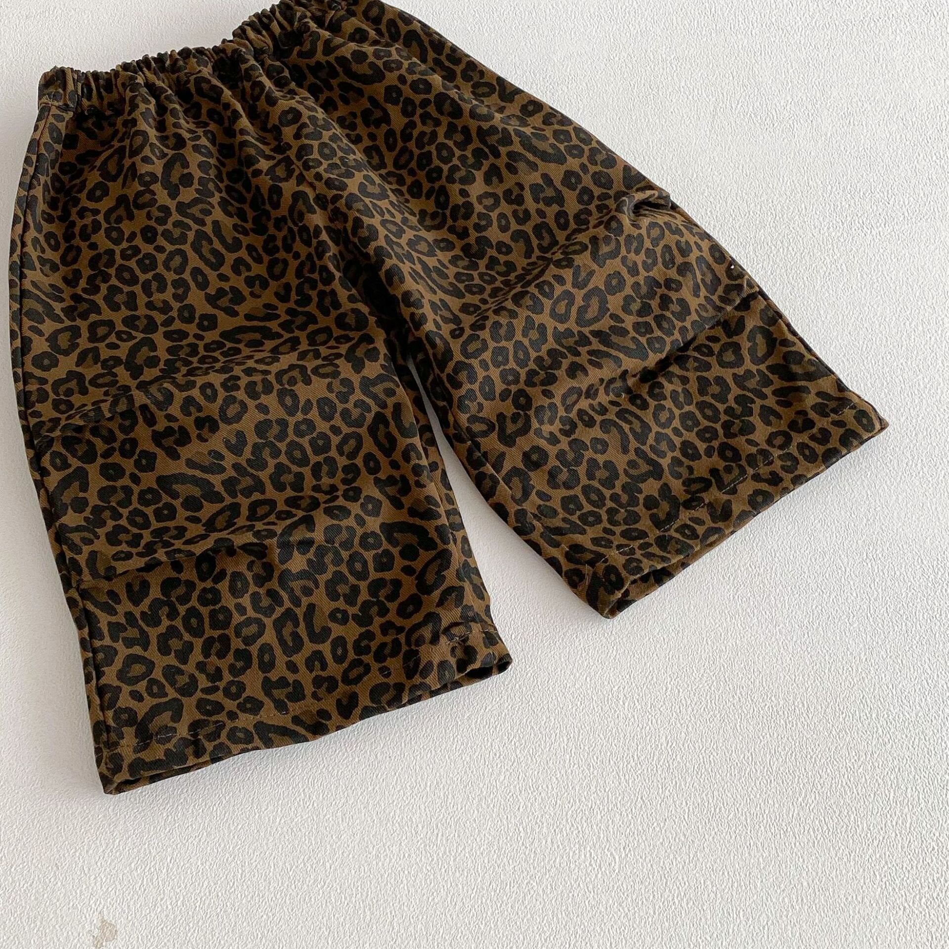 長袖セットアップ Leopard Sweatshirt Set レオパード スウェットセット【mh0012091】