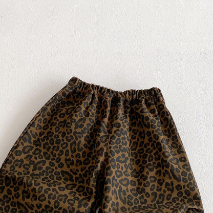 長袖セットアップ Leopard Sweatshirt Set レオパード スウェットセット【mh0012091】