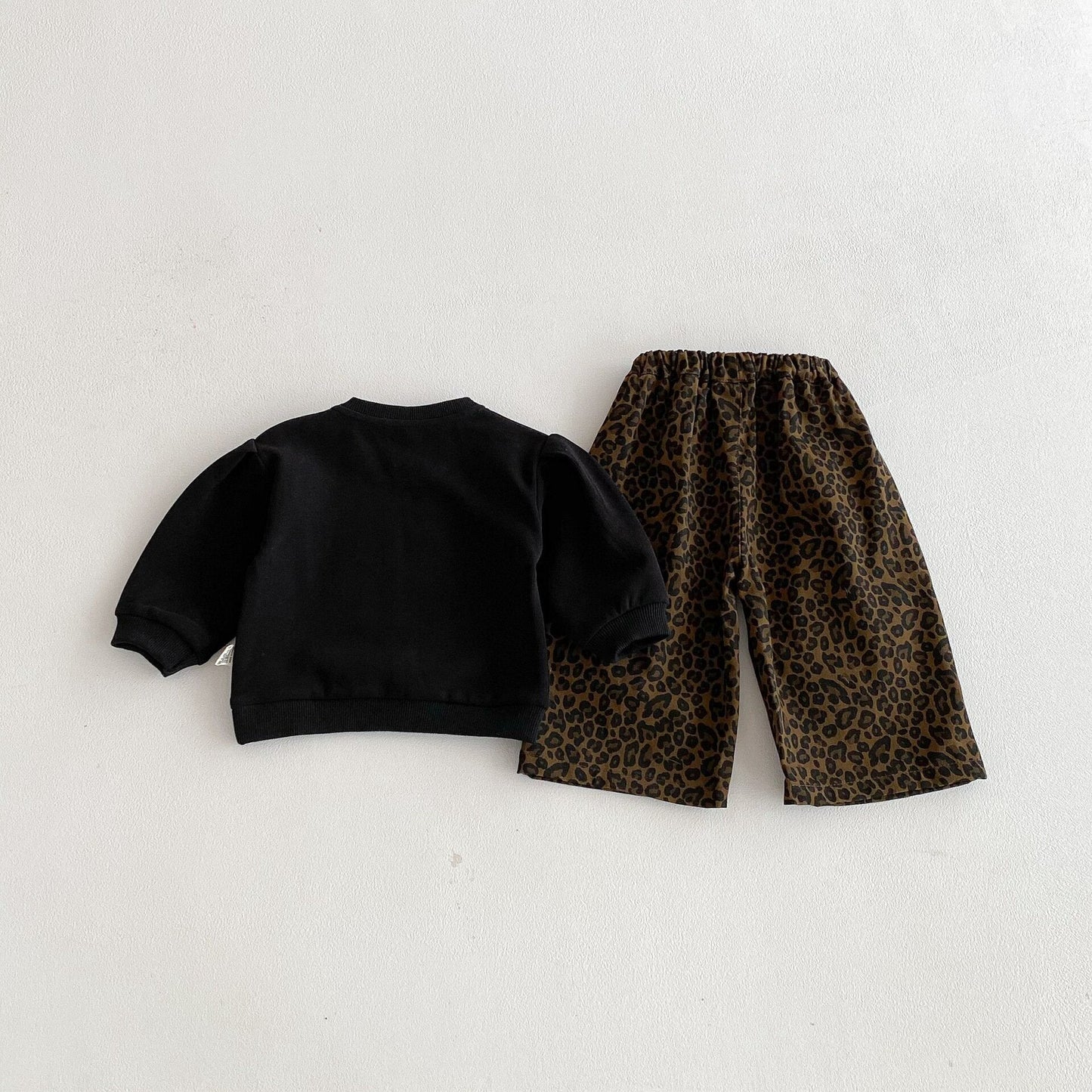長袖セットアップ Leopard Sweatshirt Set レオパード スウェットセット【mh0012091】