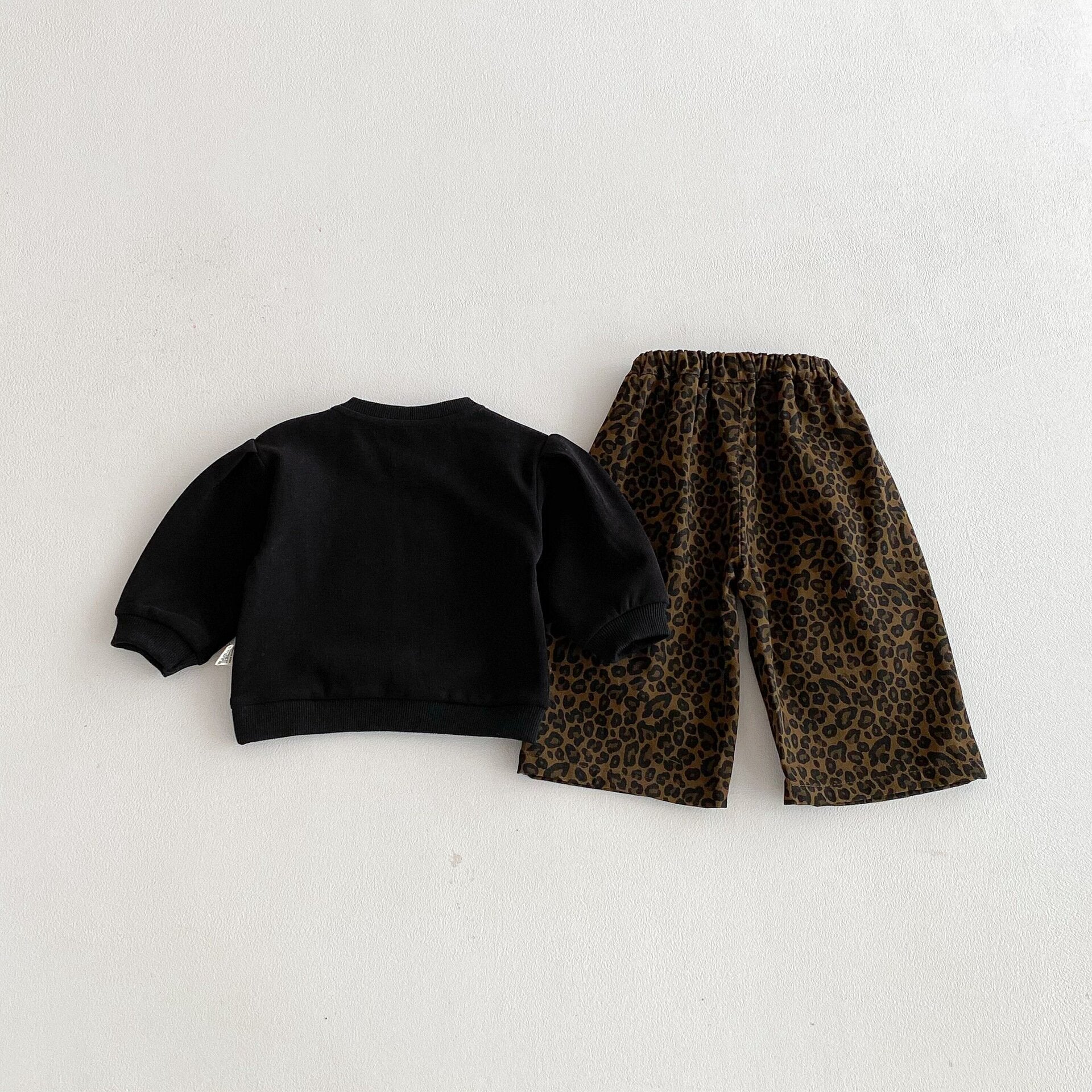 長袖セットアップ Leopard Sweatshirt Set レオパード スウェットセット【mh0012091】