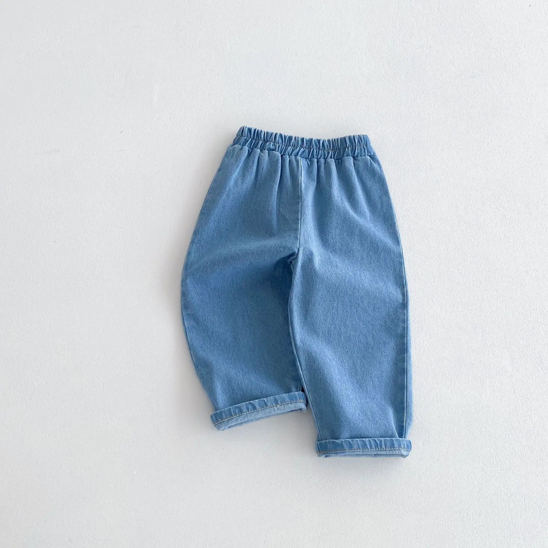 デニムパンツ Light Blue / 12M  80CM キッズパンツ シンプルベーシックデニムパンツ ジーンズ 2カラー【mh0006826】