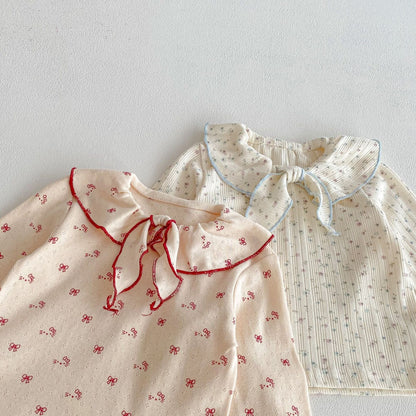 長袖パジャマ Long Sleeve Loungewear Set ルームウェア 上下セット 2点セット【mh0012101】