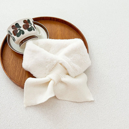 アウタージャンプスーツ ベビーアウタージャンプスーツ/ロンパース ボアフリースマフラー付きキルティング防寒長袖ボディスーツ【mh0007813】