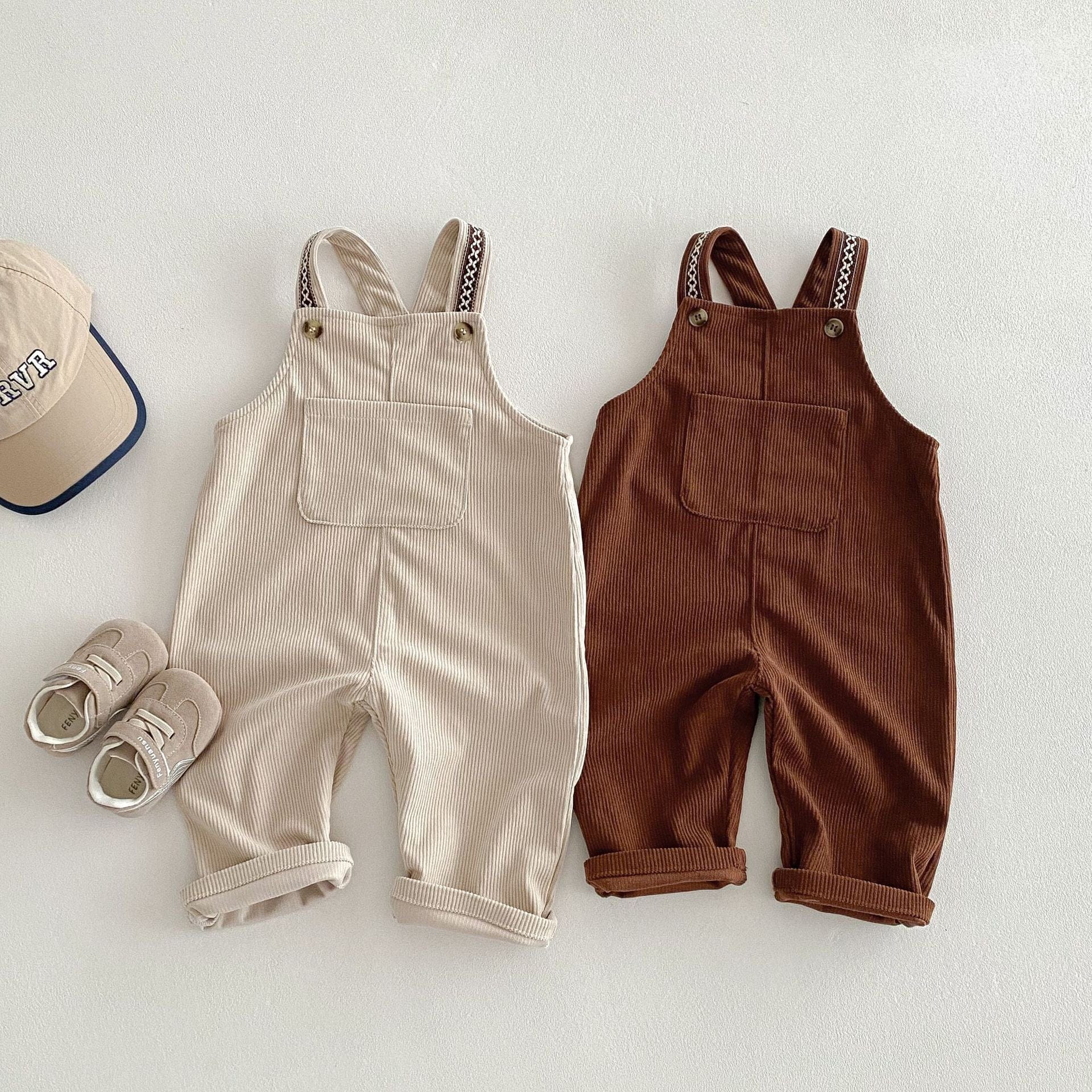 オーバーオール チロリアンオーバーオール コーデュロイサスペンダーパンツ【mh0009247】