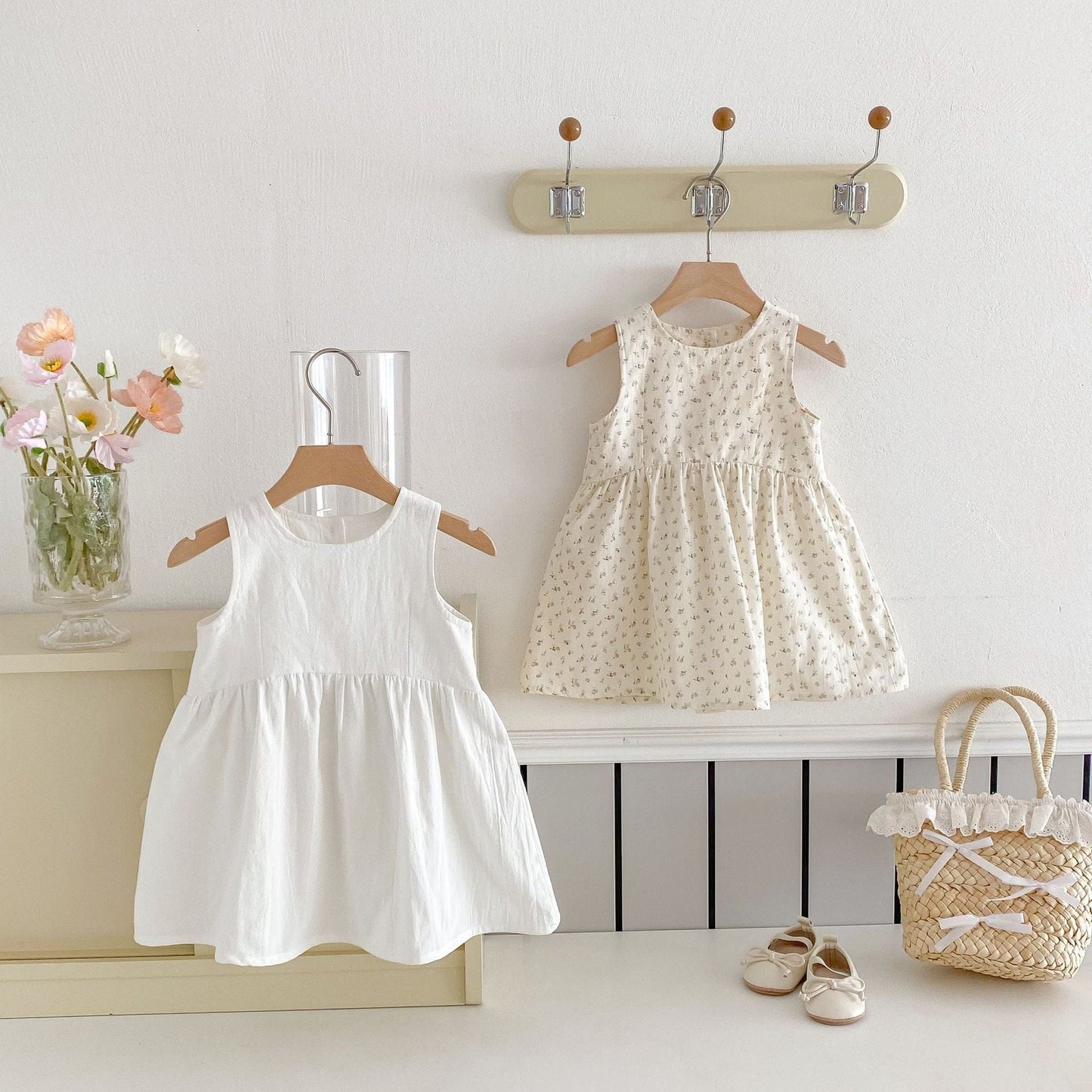 ノースリーブワンピース ノースリーブデイリーサマーワンピース【mh0009251】