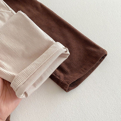 ロングパンツ・スウェットパンツ コーデュロイロングルーズカジュアルパンツ【mh0009253】