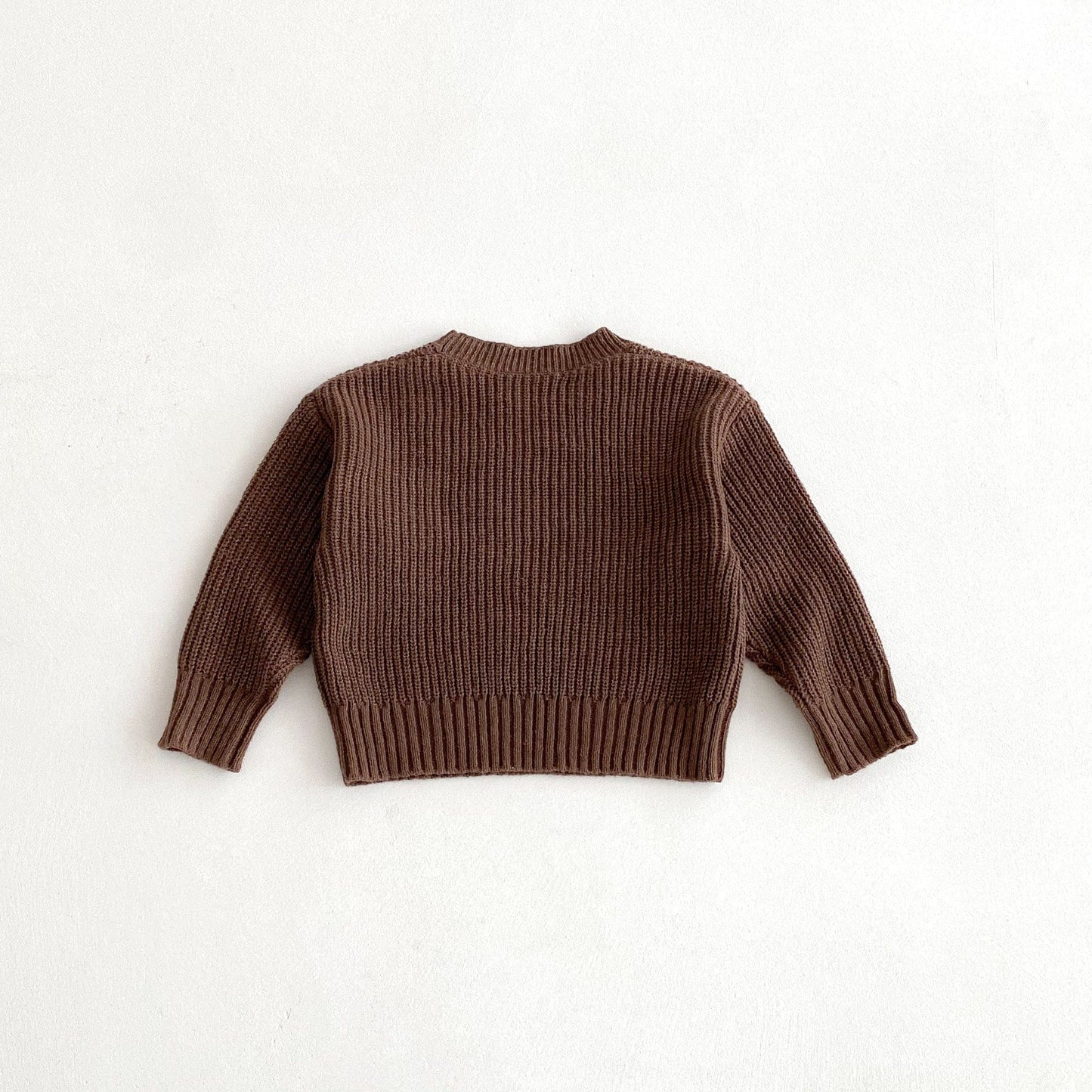 ニット・セーター シンプルベーシック丸首ニットセーター【mh0010653】