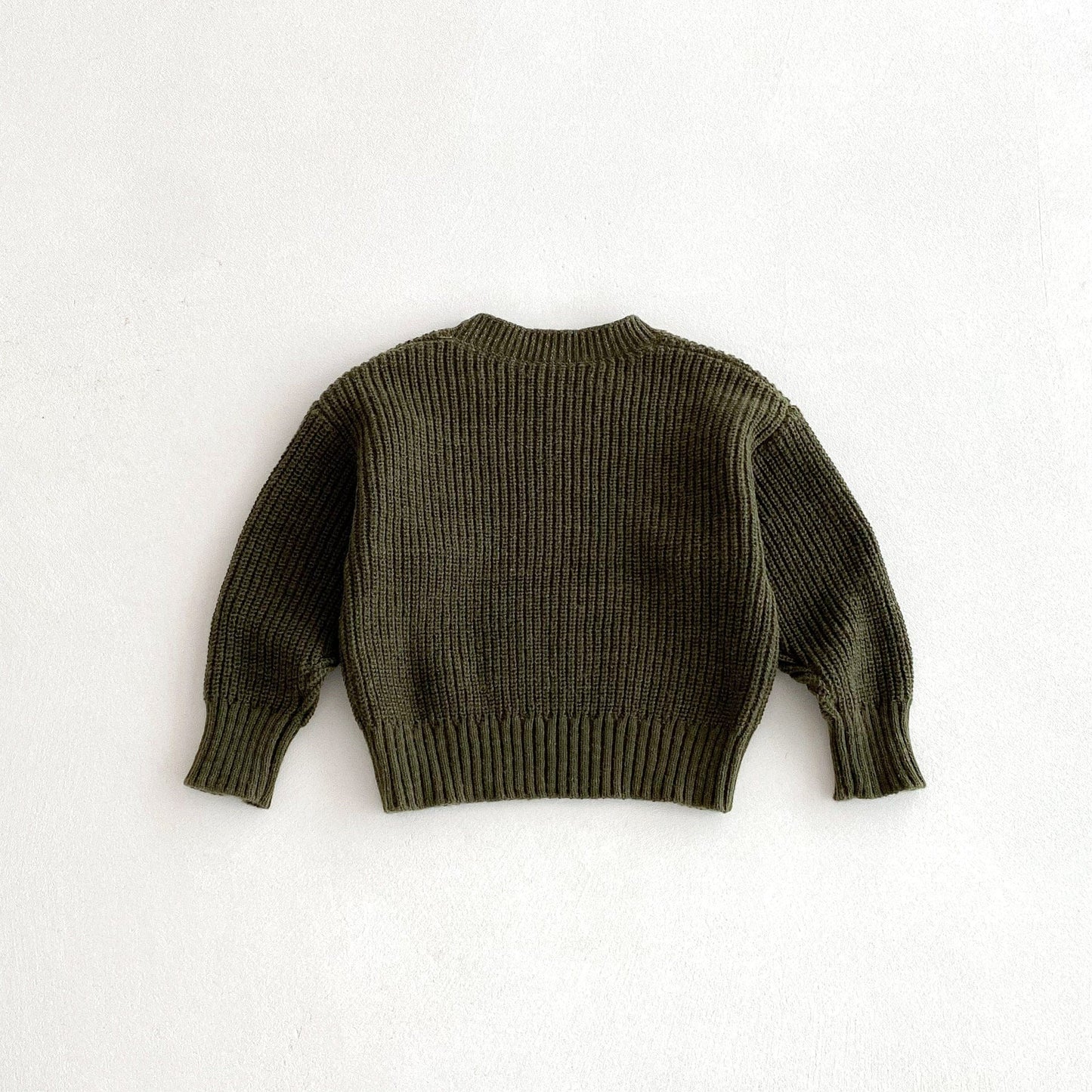 ニット・セーター シンプルベーシック丸首ニットセーター【mh0010653】